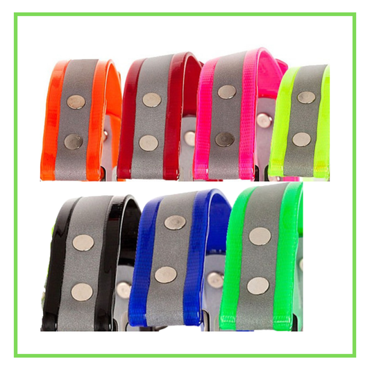 Garmin Replacement Collar Strap – 1" Sun Glo / Day Glo (Reflective)